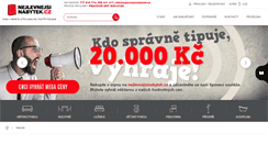 Desktop Screenshot of nejlevnejsinabytek.cz